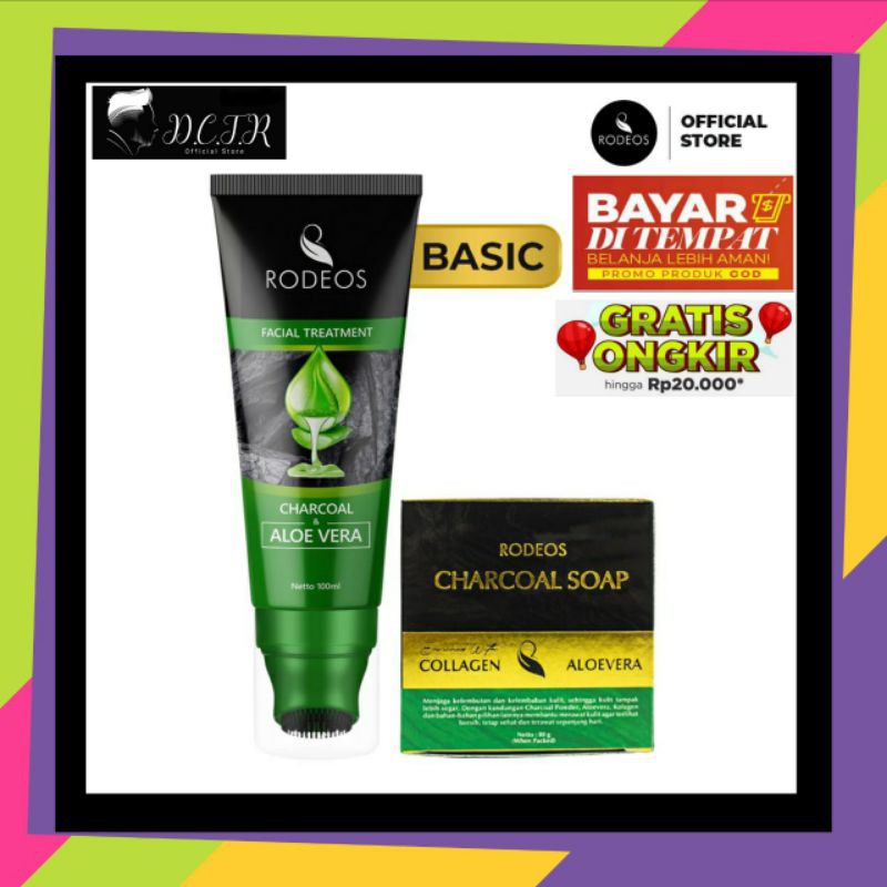 PAKET BASIC Rodeos soap + Facial treatment | Rodeos Men Original | Sabun Rodeos