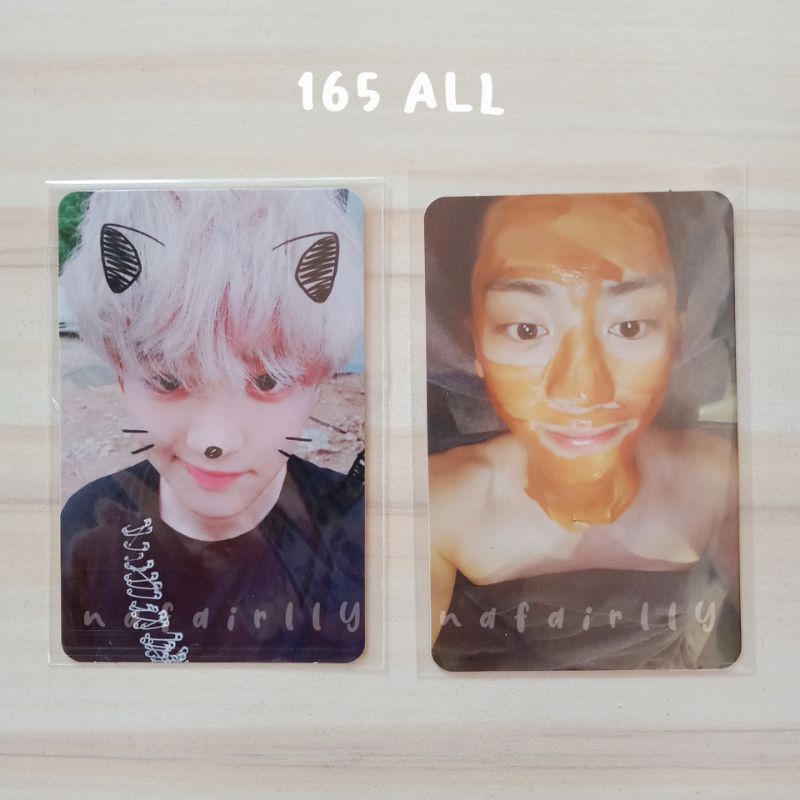 PHOTOCARD PC CHANYEOL MASKERAN LOTTO CHINESE+ TEMPO MODERATO