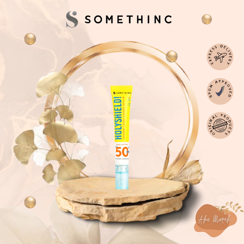 ✨ AKU MURAH ✨ SOMETHINC Holyshield Sunscreen Comfort Corrector Serum SPF 50 PA++++ 15ml // 50ml BPOM