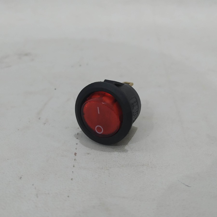 Saklar Mini Bulat 20mm, Mini Switch Bulat