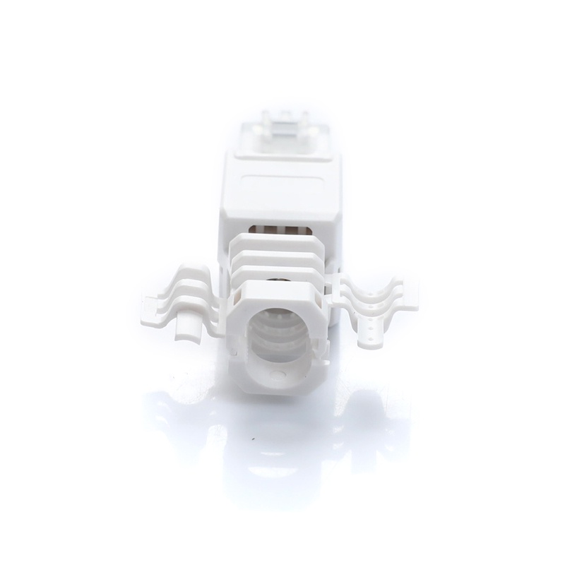 {LUCKID}No Crimp Ethernet Cable Tool-less Crystal Head Plug CAT6 RJ45 Connector