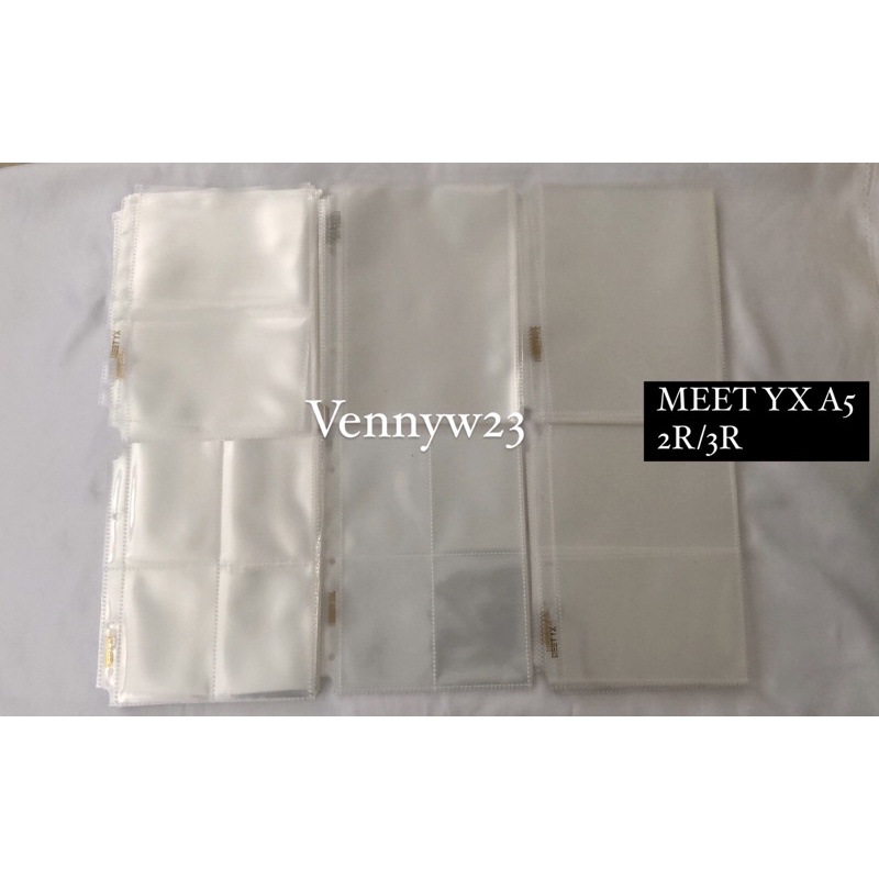 Meet yx sleeve binder A5 1p 2p 4p 2ring 3ring/ Meet yx binder pocket A5 2ring 3ring/ sleeve binder A