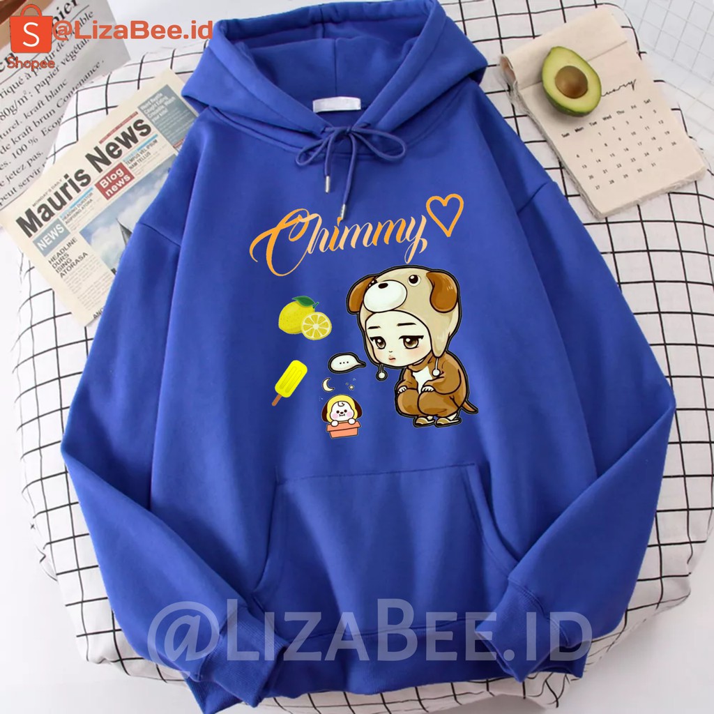 Hoodie Chimmy Bt21 Wanita Sweater Bt21 Chimmy Anak Perempuan Dewasa Hodie BTS Oversize Jumbo Murah