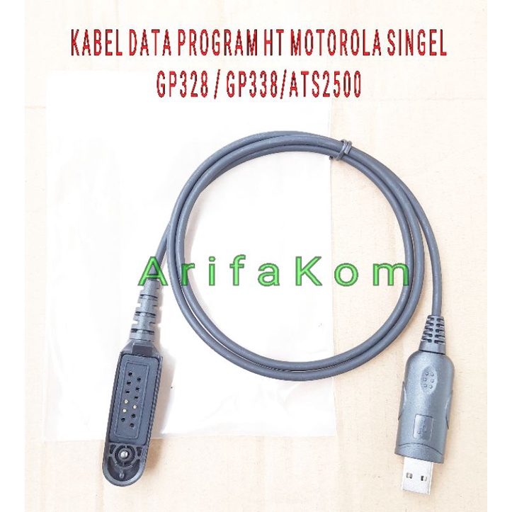 KABEL PROGRAM HT MOTOROLA GP338 GP328 ATS2500 / KABEL USB DATA PROGRAM HT GP 328 GP 338 ATS 2500 SIN