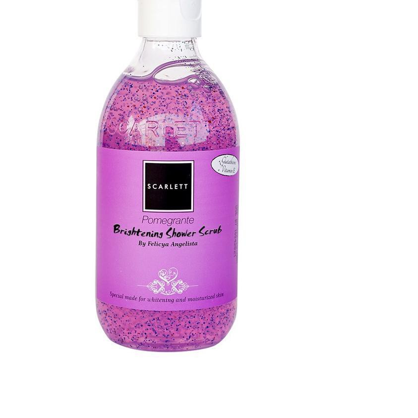 ○ Scarlett Whitening Shower Scrub Scarlett Brightening Shower Scrub Lulur Scarlett Scarlett Pomegran