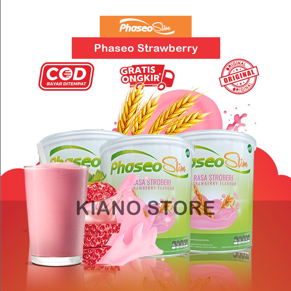 

Phaseo Slim Rasa Strawberry ( Susu Untuk Diet )
