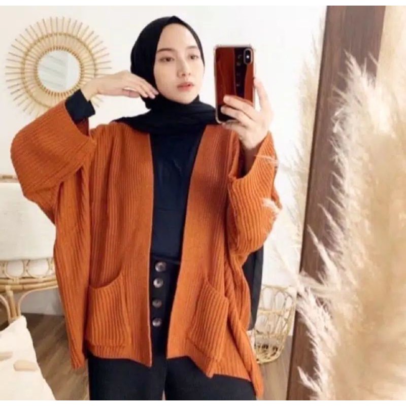 CARDIGAN SWEATER RAJUT LOOCY