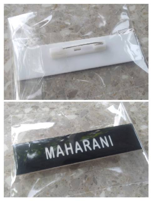 Name Tag Gravir Papan Nama Ukir Peniti &amp; Magnet @Name Tag Murah  @Name Tag Indonesia #Name Tag Indonesia