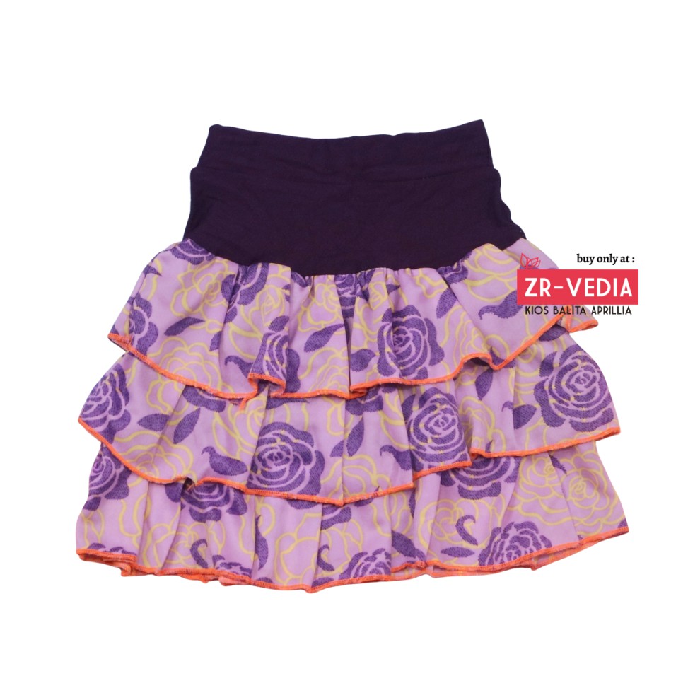 Sasha Skirt uk 1-2 Tahun / Rok Anak Perempuan Murah Skirt Pendek Polos Kaos Lucu Grosir Pakaian Adem