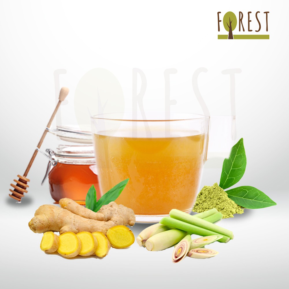 Bubuk Minuman LEMON GINGER TEA Powder 1000 g - FOREST Beverage
