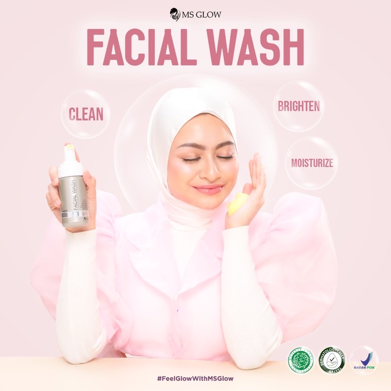 MS.Glow Facial Wash Member Resmi Padang