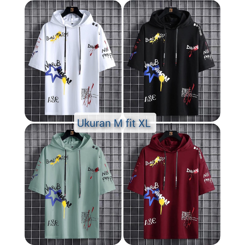 MUKZHOP - Sweater hoodie NHERUB -  hoodie lengan pendek -hoodie kekinian - hoodie terlaris -  hoodie oversize