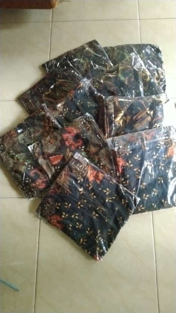 Batik Couple Keluarga Sania Ruffle Ori Ndoro Jowi Dnt Kupu Kuning