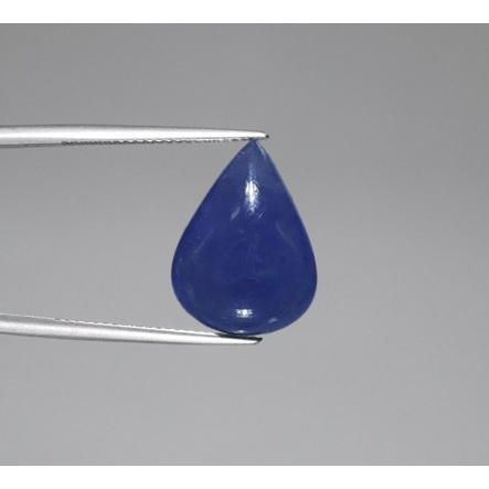 12.27ct 17.5x13mm Pear Cabochon Violet Blue TANZANITE, Tanzania TZ104