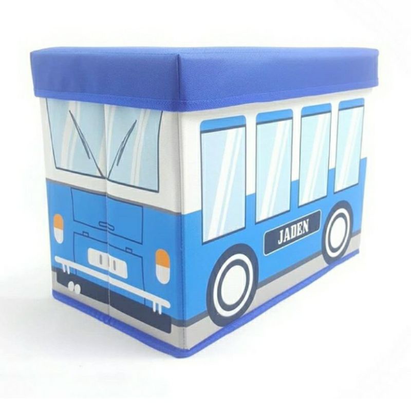 TOYBOX DUDUK PRINTING CUSTOM MOTIF KARAKTER MOTIF NAMA Anak Storage MultiFungsi KOTAK BOX MAINAN SER