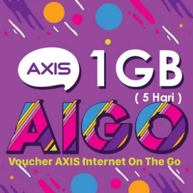 Vocer Axis 1gb 5 hari kirim vocer bukan fisik
