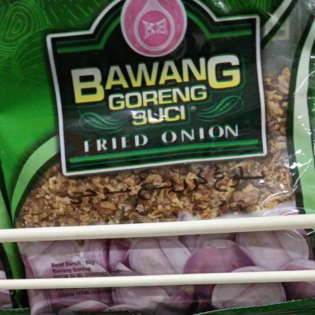 

Bawang Goreng Suci 80gr