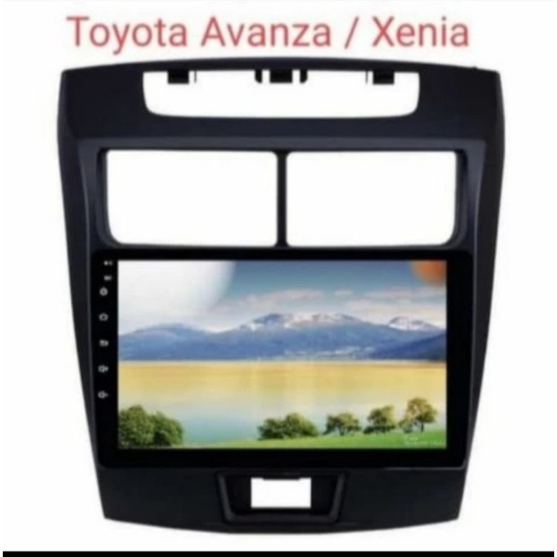 frame head unit tv android 9 inch Avanza Xenia 2012-2017