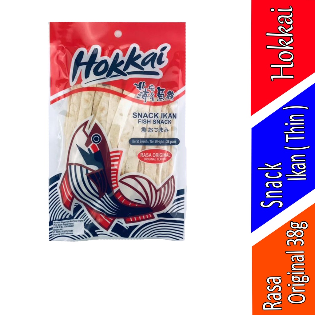 Hokkai - Snack Ikan - Rasa Original - Thin 38g