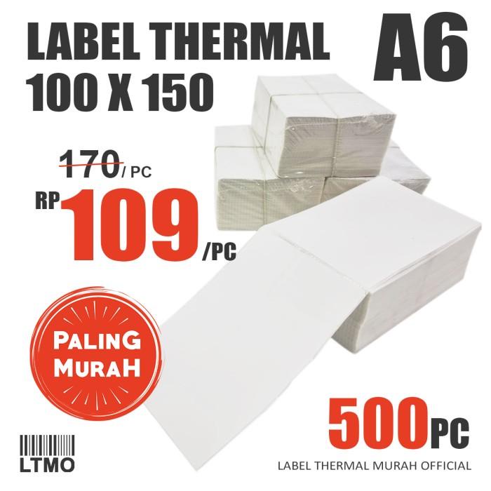 

Kertas | Label Barcode Cf Murah 100 X 150 A6 Kertas Stiker Thermal 500 Pcs
