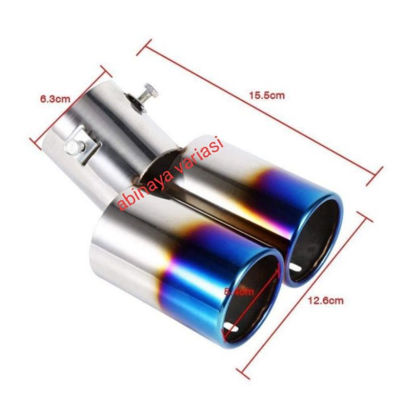 Muffler Ujung Kenalpot Mobil BR-V Universal