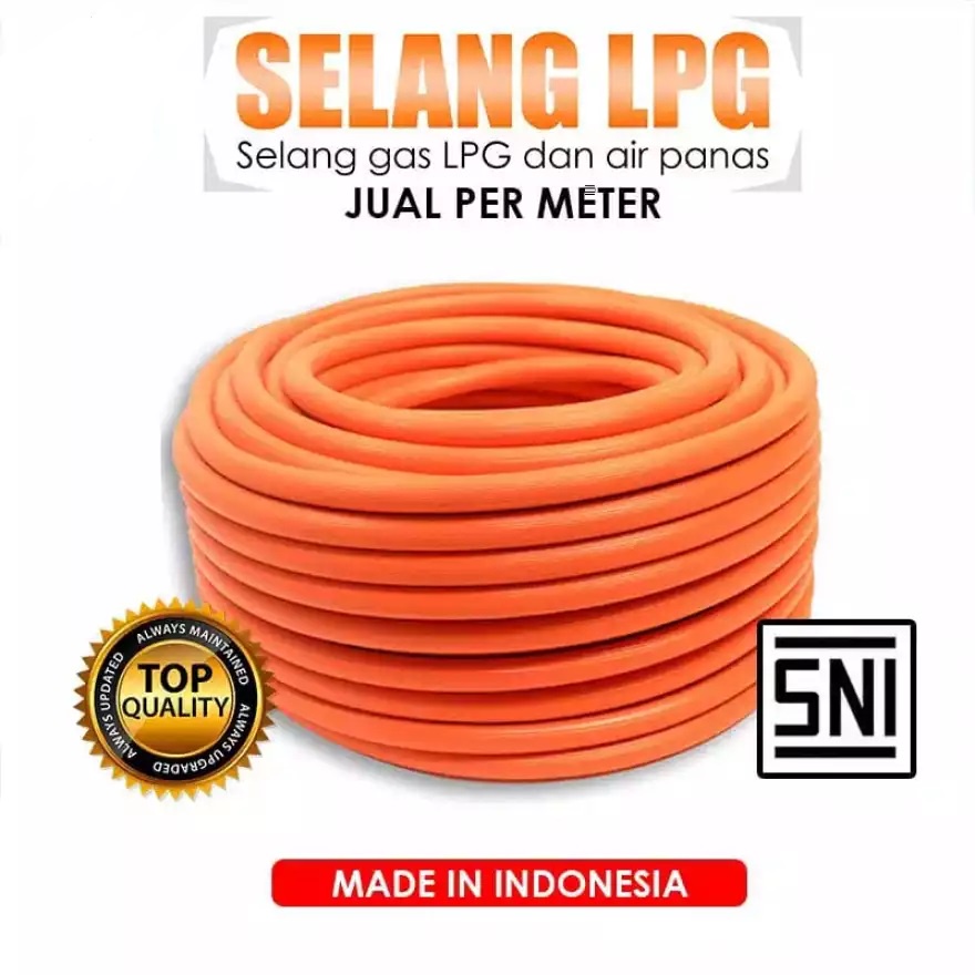 Selang Gas Orange Selang LPG Selang Regulator Kompor Gas High Pressure