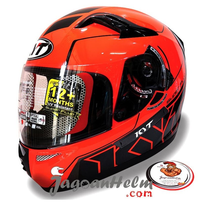 KYT Helm K2 Rider Super FLUO