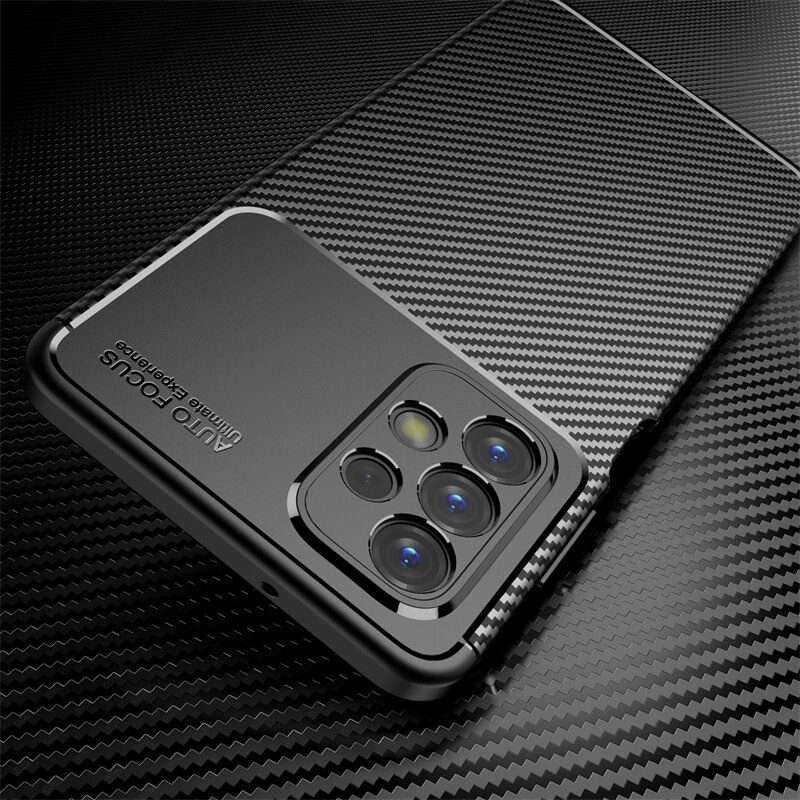 Case Samsung Galaxy A73 5G 2022 Softcase Shockproof Carbon Fiber Original Case