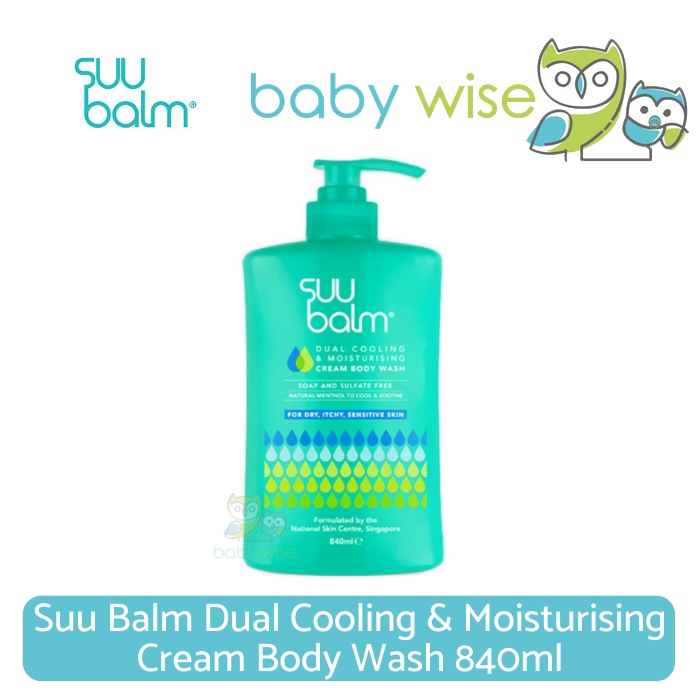 Suu Balm Dual Cooling & Moisturising Cream Body Wash 840ml
