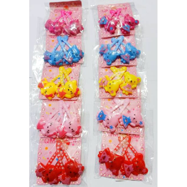 grosir  Jepit rambut 10 PCS silang tiptop