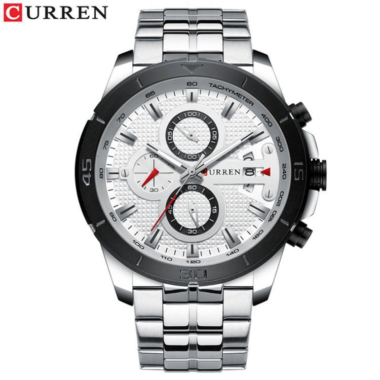 CURREN 8337 Jam Tangan Pria Analog Chronograph WK-SBY