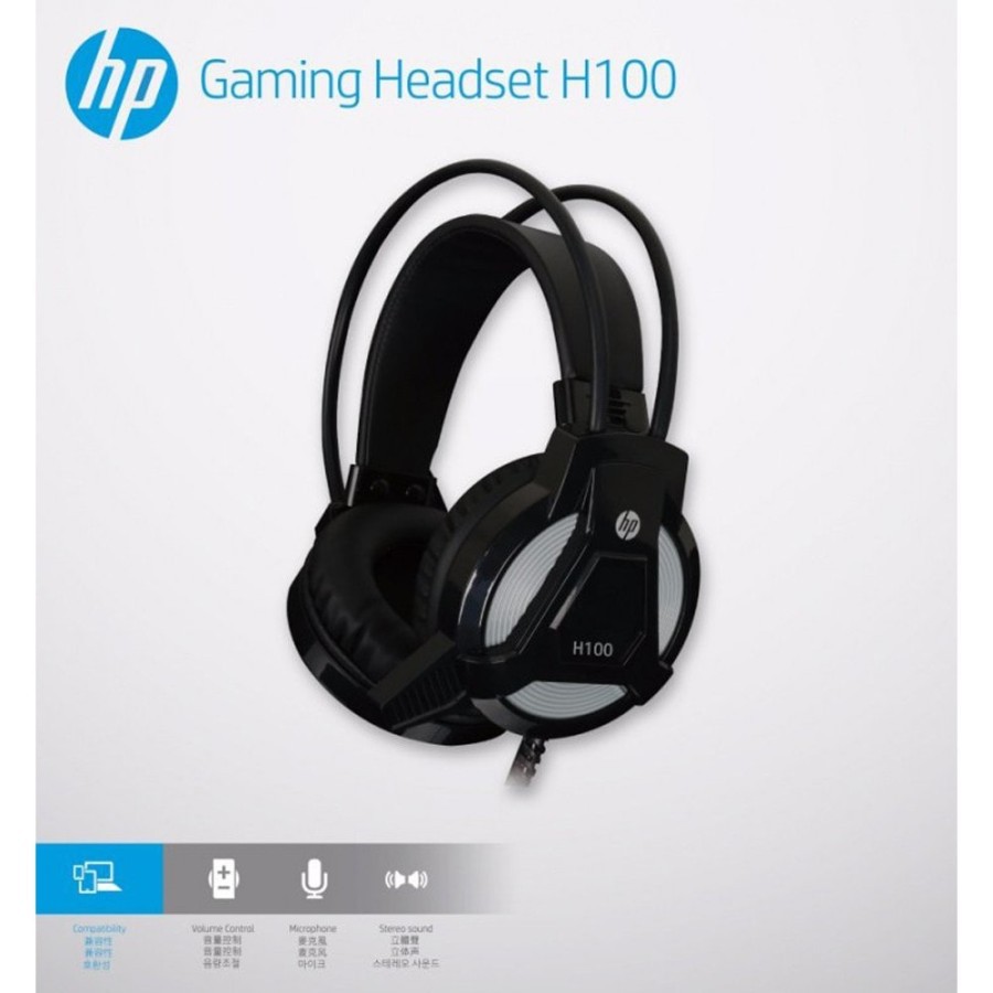 HEADPHONE HP H100 head set gaming hp h100