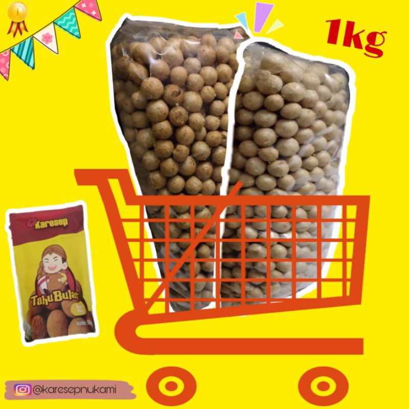 

Makanan Ringan Cemilan Tahu Bulat Krispi Karesep bisa dikemas lagi tahu kering