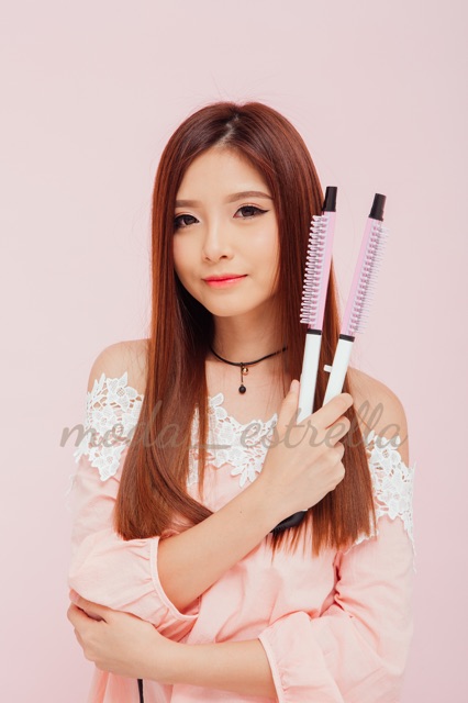 CATOK SISIR brush pink 2in1 MULTIFUNGSI /CATOK LURUS BLOW CURLY/CATOK SONAR BRUSH HE-20/CATOK SISIR