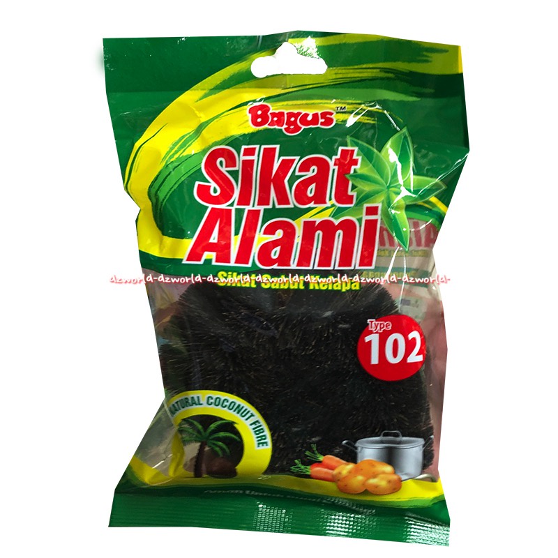 Bagus Sikat Alami 102 Sikat Sabut Kelapa Hitam Coklat Aman Membersihkan Peralatan Memasak Sayur Buah