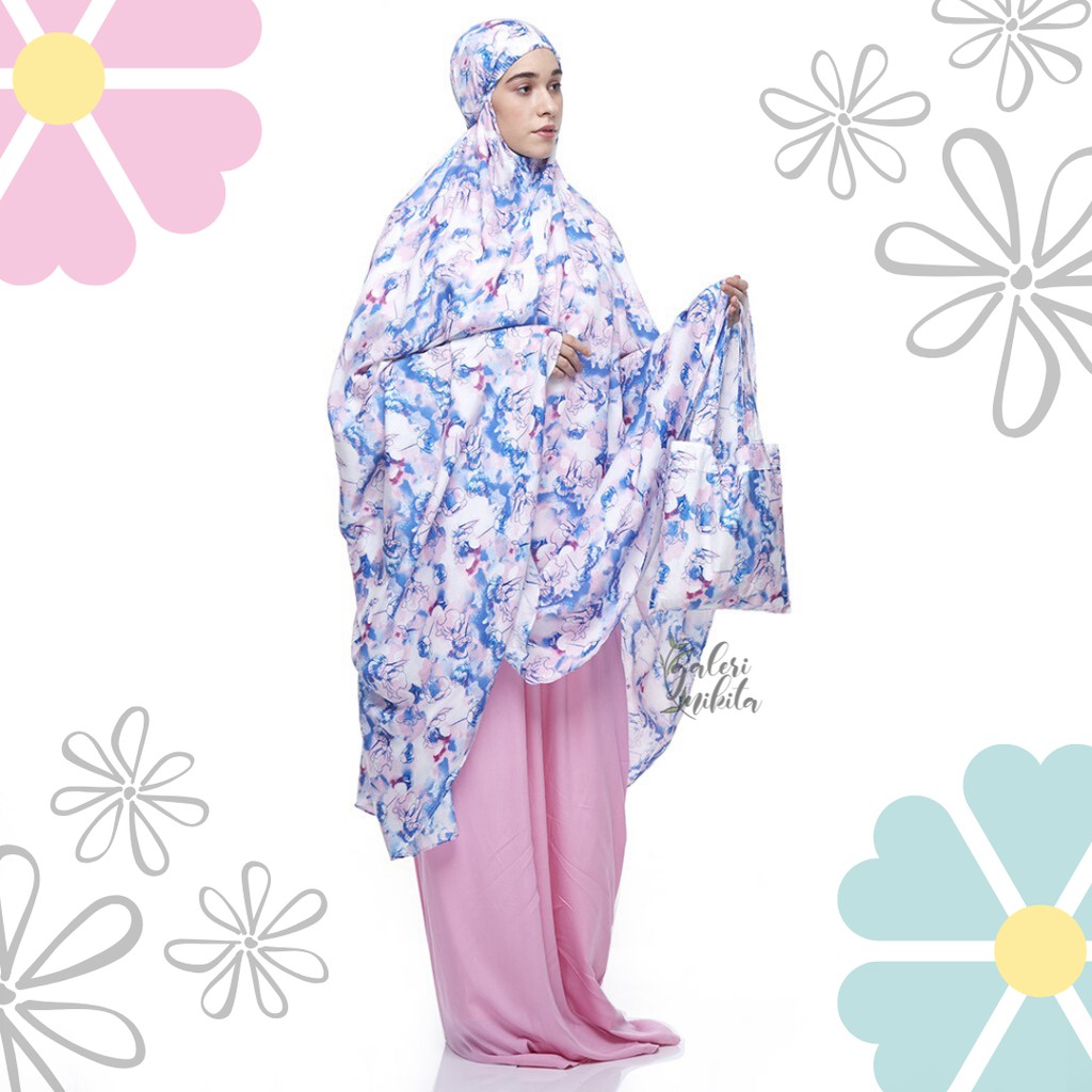 MUKENA NEW ORCHID PINK / Mukena Jumbo / Mukena Motif / Mukena Rayon Jumbo / Mukena Tazbiya