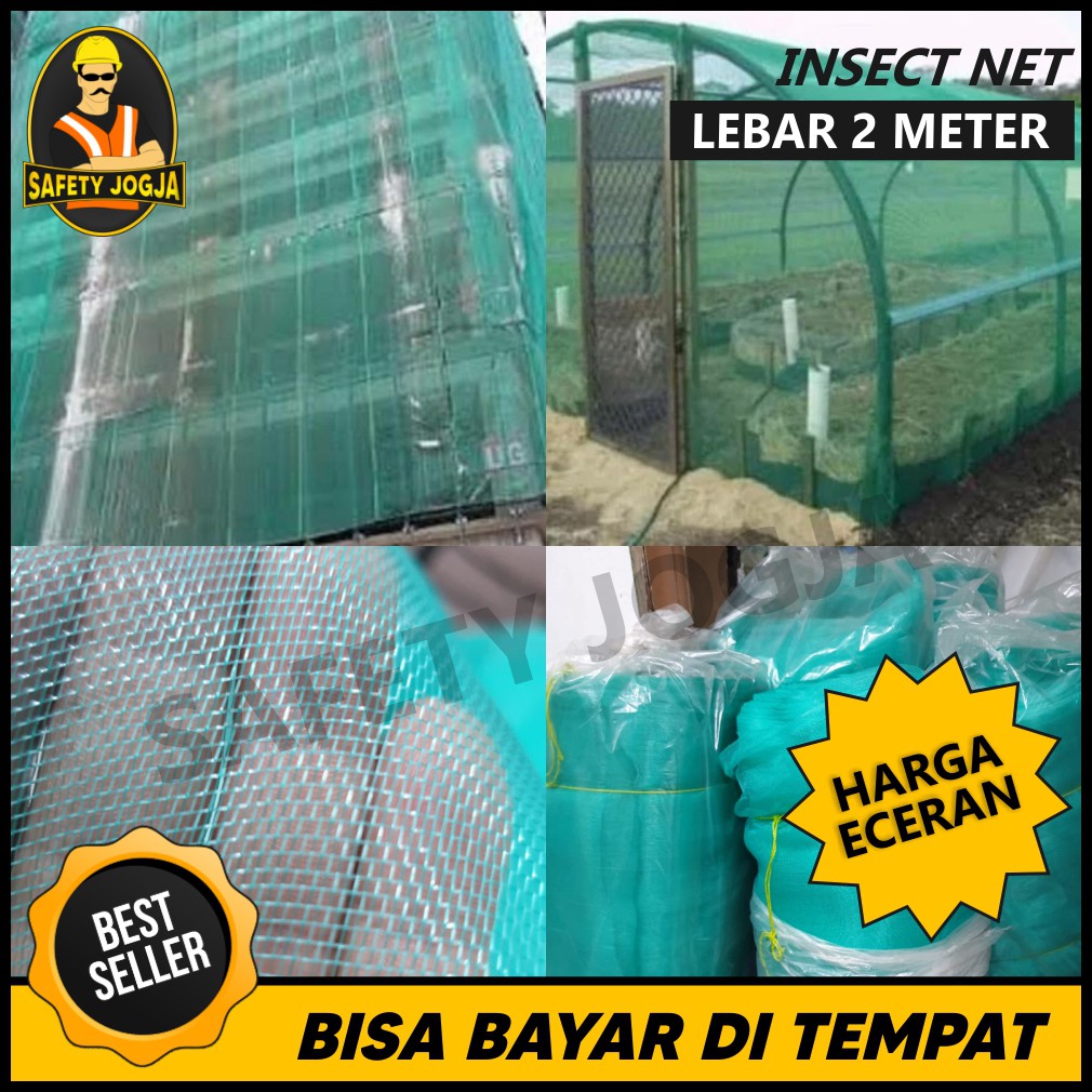 JARING KASA INSECT NET LEBAR 2 METER / JARING PROYEK ECERAN PERMETER