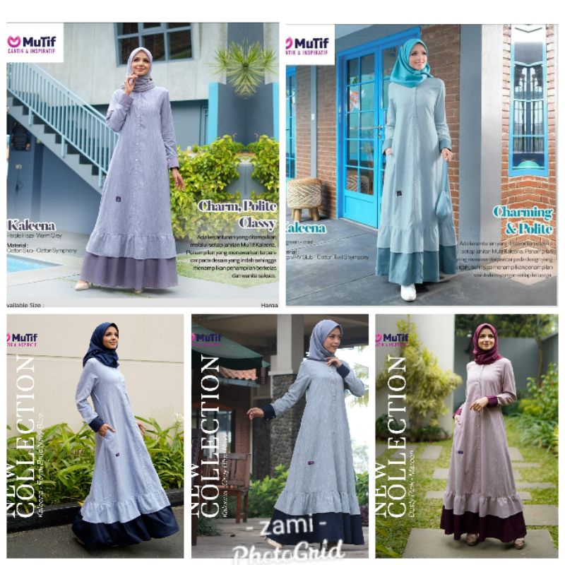 Mutif Kaleena gamis original brand