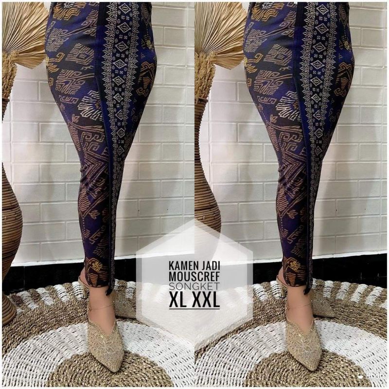 Rok Wanita Panjang/Kamen Jadi Moscref Motif Songket Bali