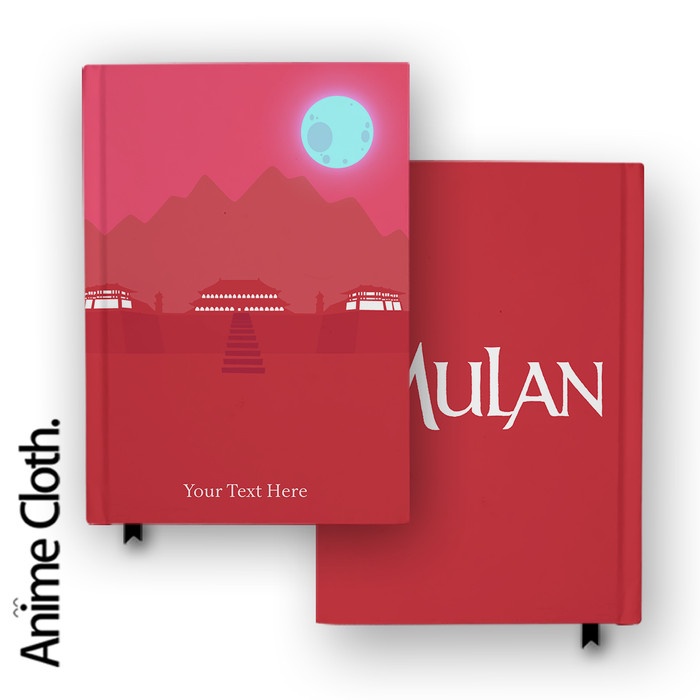 

Buku Catatan Notebook Mulan 3 Custom Nama Jurnal Diary Hardcover A5 A6