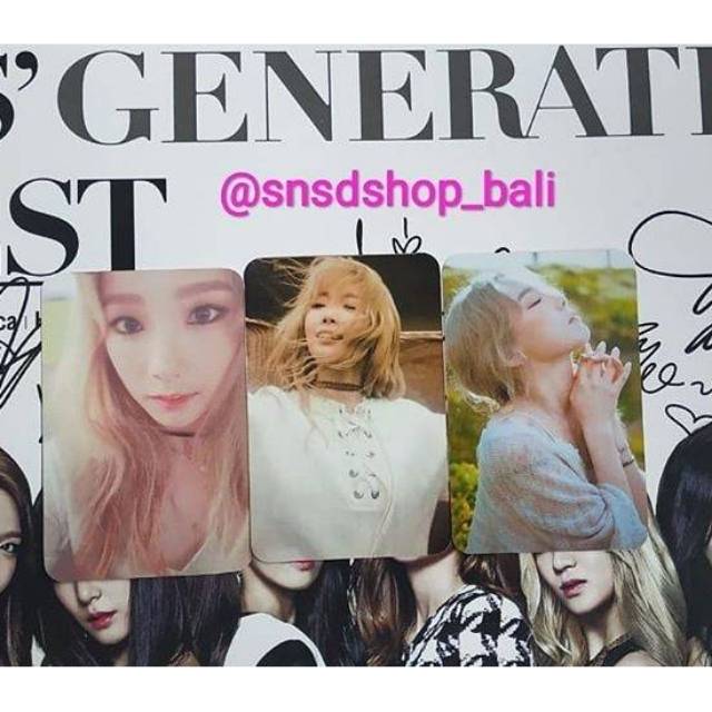 SET PHOTOCARD TAEYEON - I