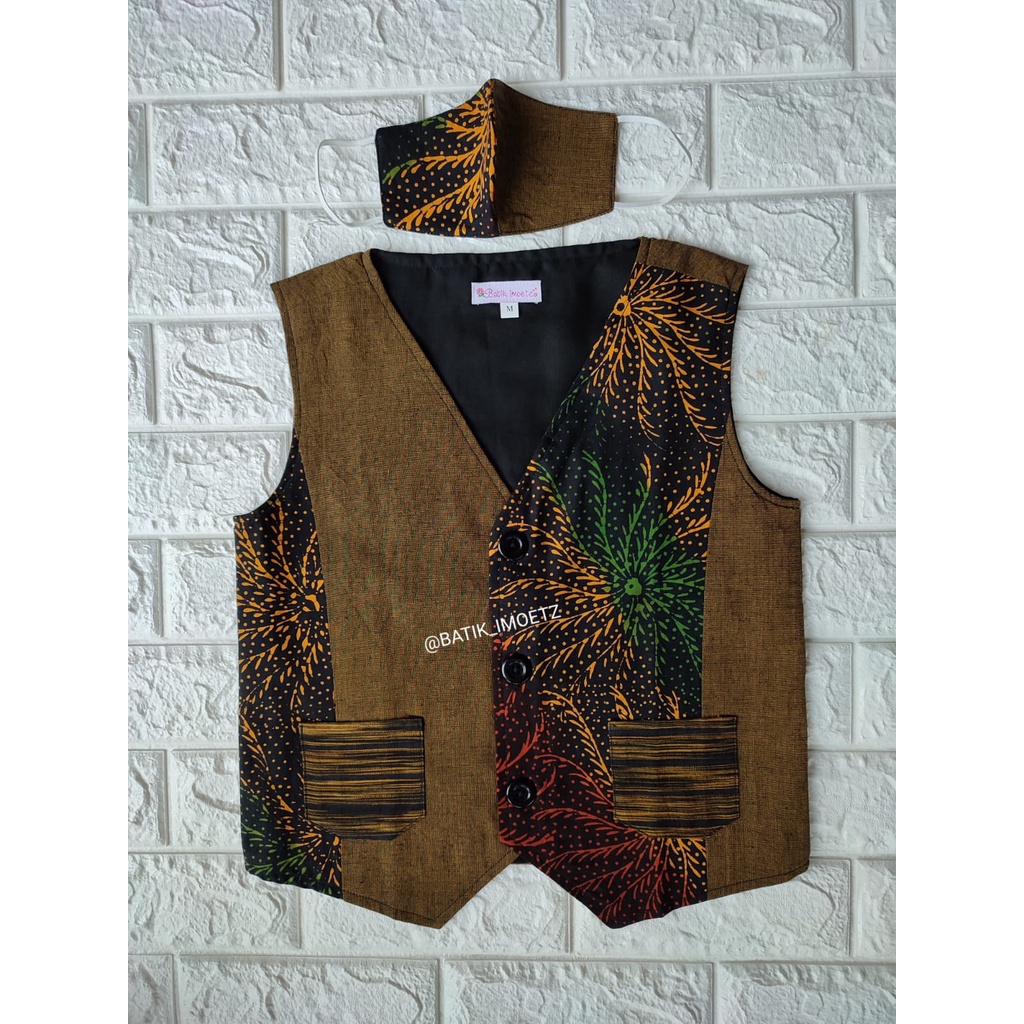 Rompi Batik Anak Laki / Vest Batik Anak Laki