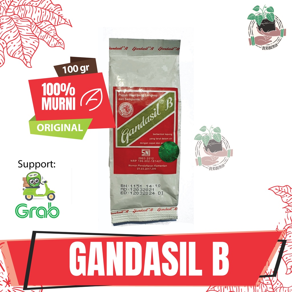 Jual Pupuk Bunga Dan Buah Gandasil B Merah Nutrisi Penyubur Tanaman ...