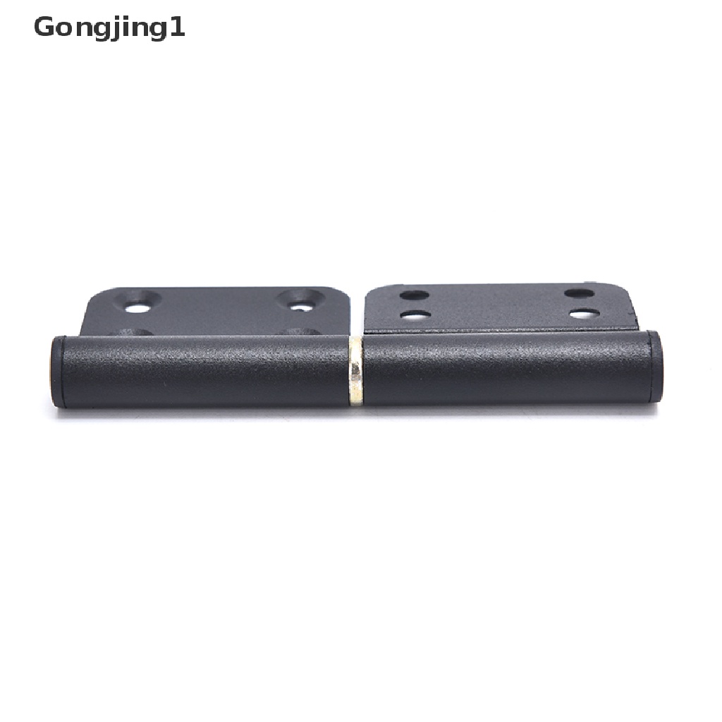Gongjing1 X2 Engsel Pintu Bahan Aluminum Warna Hitam Ukuran 4inci Dapat Dilepas Untuk Dapur