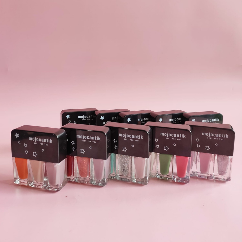 3IN1 KUTEK HALAL KUTEKS 3 TONE KUTEK KOREA Cat Kuku muslimah Gel Nail polish MOJOCANTIK