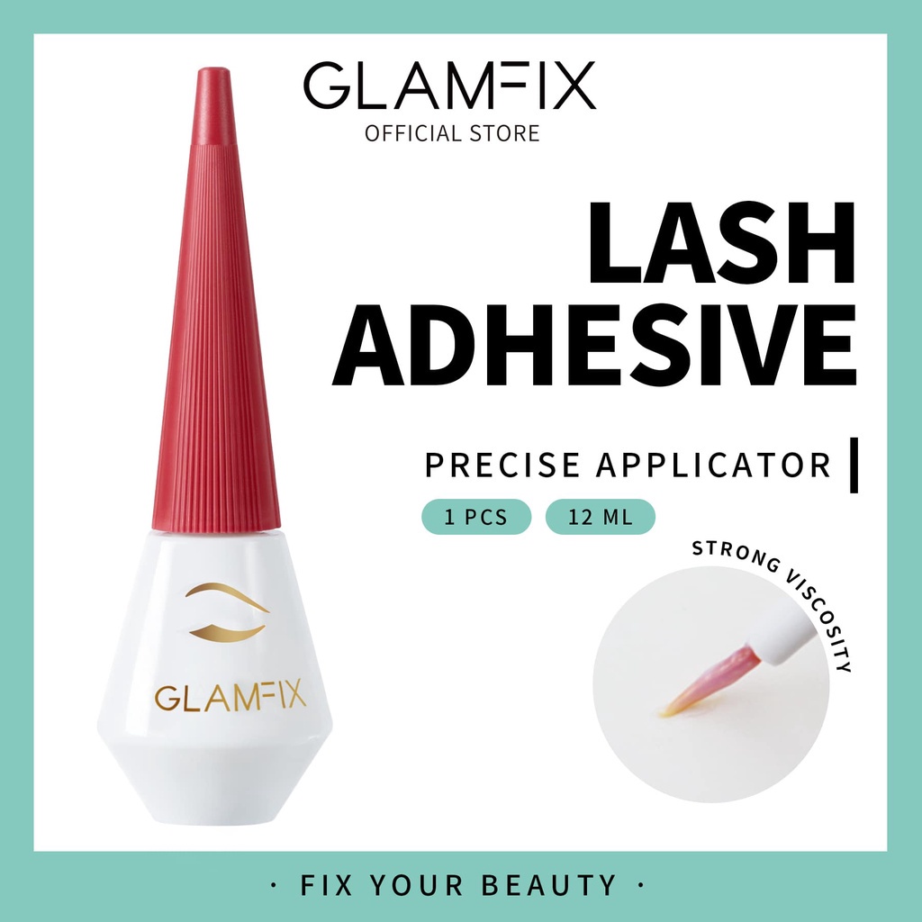 GLAMFIX 24h Natural Lash Adhesive | Lem Bulu Mata 12ml