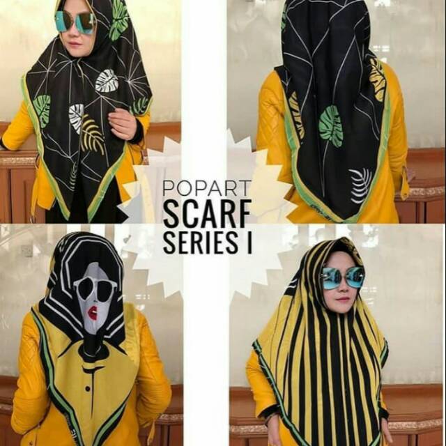 SEGI EMPAT DEENAY POPART 2 / HIJAB GROSIR MURAH / HIJAB TERBARU / HIJAB TERLARIS / HIJAB SYARI