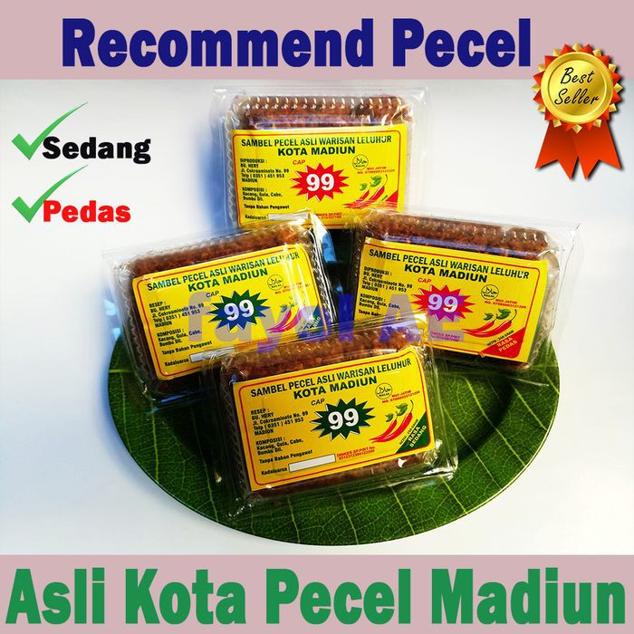 

SAMBEL PECEL MADIUN CAP 99 TERKENAL RASA SEDANG