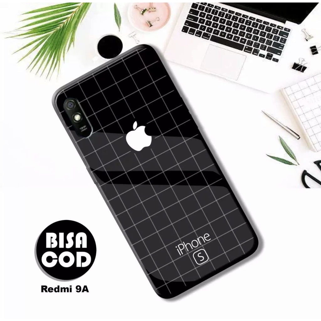ACASTO Case Xiaomi Redmi 9A motif logo apple iphone brand fashion style art theme design pria & wani