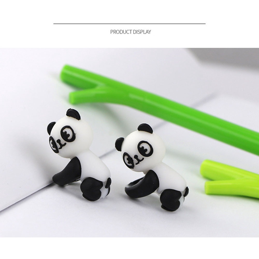 Green Bamboo Panda Gel Pen Writing Pens Stationery